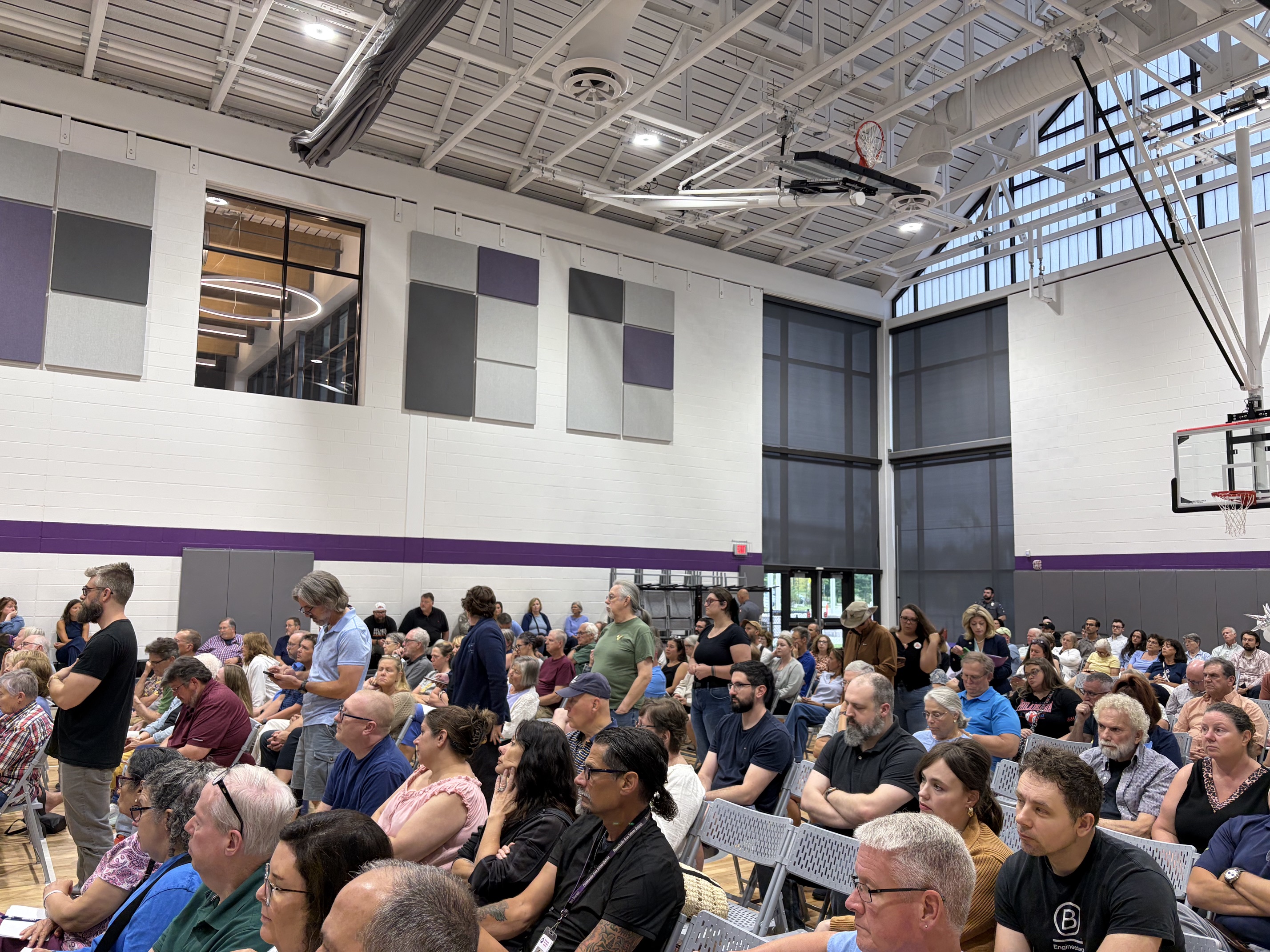 More than 200 residents attended the meeting.